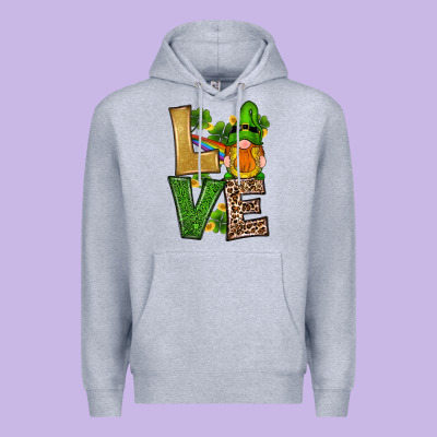Premium Hoodie st patricks day gnomes shamrock love