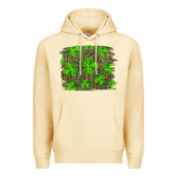 Pina Colada st patricks day shamrock and leopard distressed ba Premium Hoodie - RanaPortraitStore