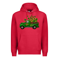 Cardinal st patricks truck shamrock horseshoe gold Premium Hoodie - RanaPortraitStore