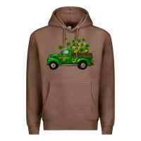 Chestnut st patricks truck shamrock horseshoe gold Premium Hoodie - RanaPortraitStore