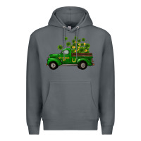 Rock st patricks truck shamrock horseshoe gold Premium Hoodie - RanaPortraitStore