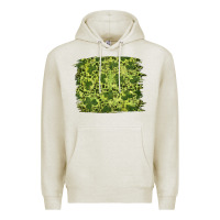 Oatmeal Heather st patricks day shamrock leopard background Premium Hoodie - RanaPortraitStore