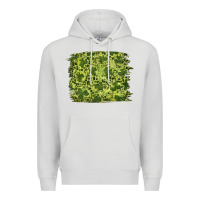 Dove Grey st patricks day shamrock leopard background Premium Hoodie - RanaPortraitStore