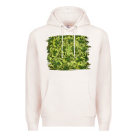 Pale Pink st patricks day shamrock leopard background Premium Hoodie - RanaPortraitStore