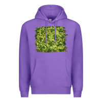 Purple st patricks day shamrock leopard background Premium Hoodie - RanaPortraitStore