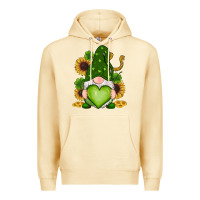 Pina Colada st patricks day shamrock sunflowers gnomes Premium Hoodie - RanaPortraitStore