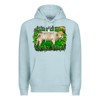 Blue Mist thick thighs lucky vibes charolais bull Premium Hoodie - RanaPortraitStore