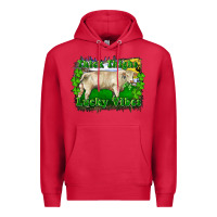 Cardinal thick thighs lucky vibes charolais bull Premium Hoodie - RanaPortraitStore