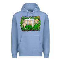 Colony Blue thick thighs lucky vibes charolais bull Premium Hoodie - RanaPortraitStore