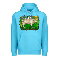 Ocean Blue thick thighs lucky vibes charolais bull Premium Hoodie - RanaPortraitStore