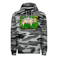 Slate Camo thick thighs lucky vibes charolais bull Premium Hoodie - RanaPortraitStore