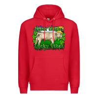 Red thick thighs lucky vibes charolais bull Premium Hoodie - RanaPortraitStore