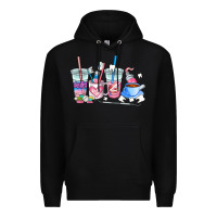 Black dentist coffee cups Premium Hoodie - AdoDesignShop