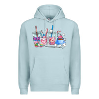 Blue Mist dentist coffee cups Premium Hoodie - AdoDesignShop