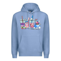 Colony Blue dentist coffee cups Premium Hoodie - AdoDesignShop
