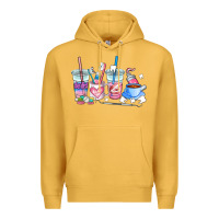 Mustard dentist coffee cups Premium Hoodie - AdoDesignShop
