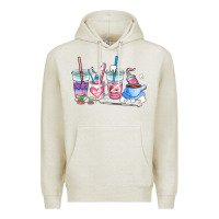 Oatmeal Heather dentist coffee cups Premium Hoodie - AdoDesignShop