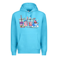 Ocean Blue dentist coffee cups Premium Hoodie - AdoDesignShop