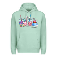 Seafoam dentist coffee cups Premium Hoodie - AdoDesignShop