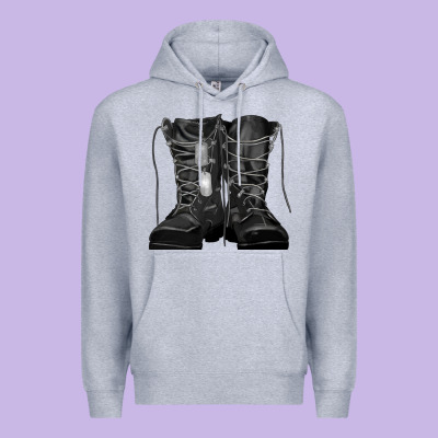 Premium Hoodie soldier boots