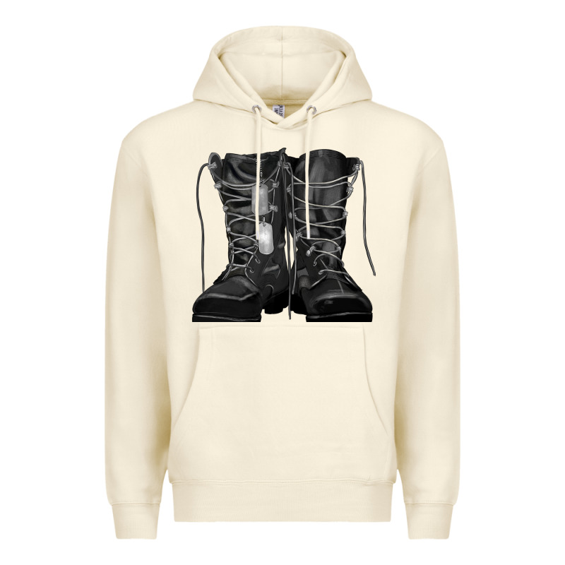 Soldier Boots Premium Hoodie by RanaPortraitStore | Teevron