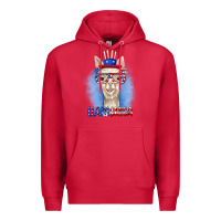 Cardinal llamerica Premium Hoodie - RanaPortraitStore