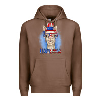 Chestnut llamerica Premium Hoodie - RanaPortraitStore