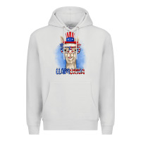 Dove Grey llamerica Premium Hoodie - RanaPortraitStore