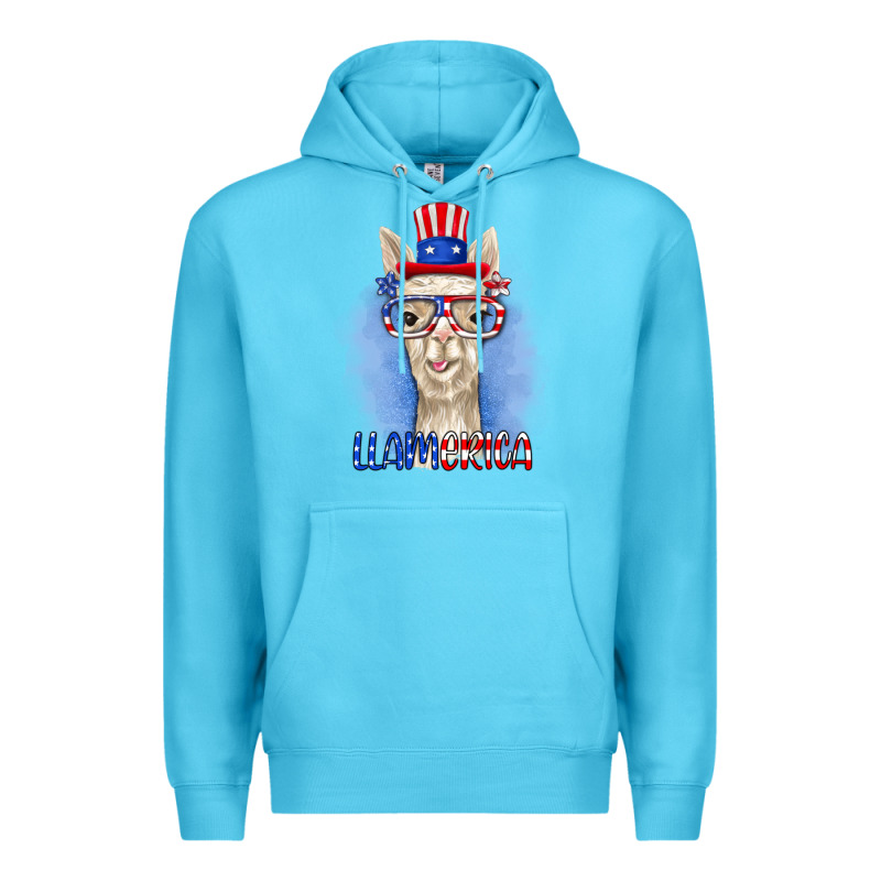 Llamerica Premium Hoodie by RanaPortraitStore | Teevron