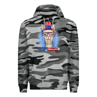 Slate Camo llamerica Premium Hoodie - RanaPortraitStore