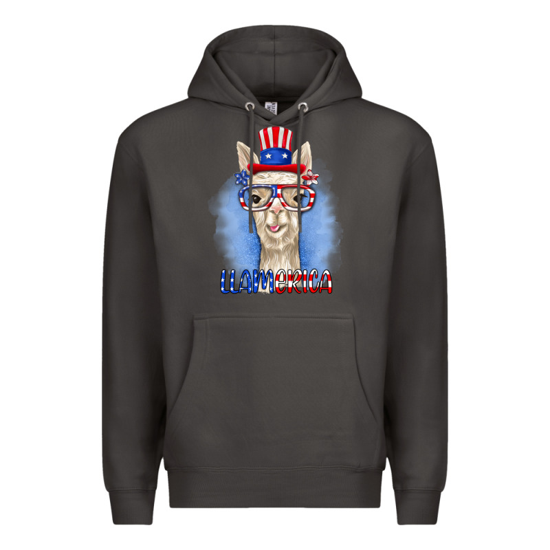 Llamerica Premium Hoodie by RanaPortraitStore | Teevron