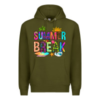 Army Green summer break Premium Hoodie - RanaPortraitStore