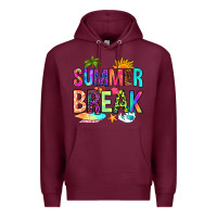 Burgundy summer break Premium Hoodie - RanaPortraitStore