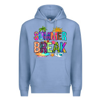 Colony Blue summer break Premium Hoodie - RanaPortraitStore