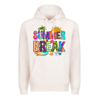 Pale Pink summer break Premium Hoodie - RanaPortraitStore