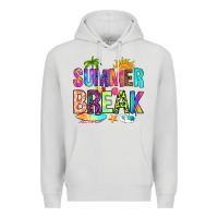 Dove Grey summer break Premium Hoodie - RanaPortraitStore