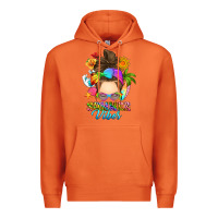 Carrot messy bun summer vibes Premium Hoodie - RanaPortraitStore