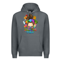 Rock messy bun summer vibes Premium Hoodie - RanaPortraitStore