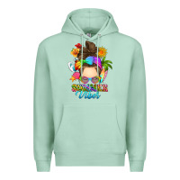 Seafoam messy bun summer vibes Premium Hoodie - RanaPortraitStore
