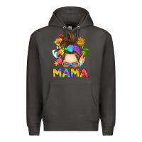 Smoke messy bun mama summer Premium Hoodie - RanaPortraitStore