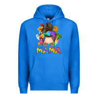 True Royal messy bun mama summer Premium Hoodie - RanaPortraitStore