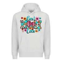 Dove Grey best mom ever Premium Hoodie - RanaPortraitStore