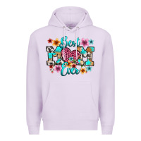 Lilac best mom ever Premium Hoodie - RanaPortraitStore