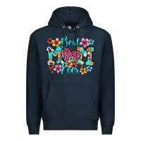 Navy best mom ever Premium Hoodie - RanaPortraitStore