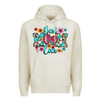 Oatmeal Heather best mom ever Premium Hoodie - RanaPortraitStore