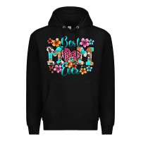 Black best mom ever Premium Hoodie - RanaPortraitStore