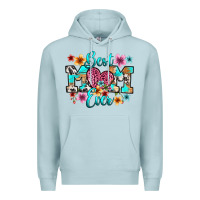 Blue Mist best mom ever Premium Hoodie - RanaPortraitStore