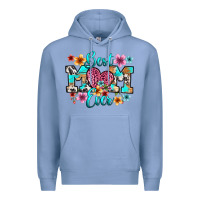 Colony Blue best mom ever Premium Hoodie - RanaPortraitStore