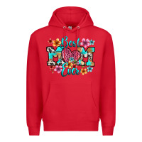 Red best mom ever Premium Hoodie - RanaPortraitStore