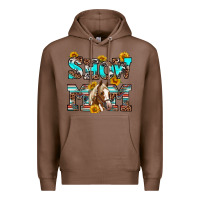 Chestnut show mom horse Premium Hoodie - RanaPortraitStore